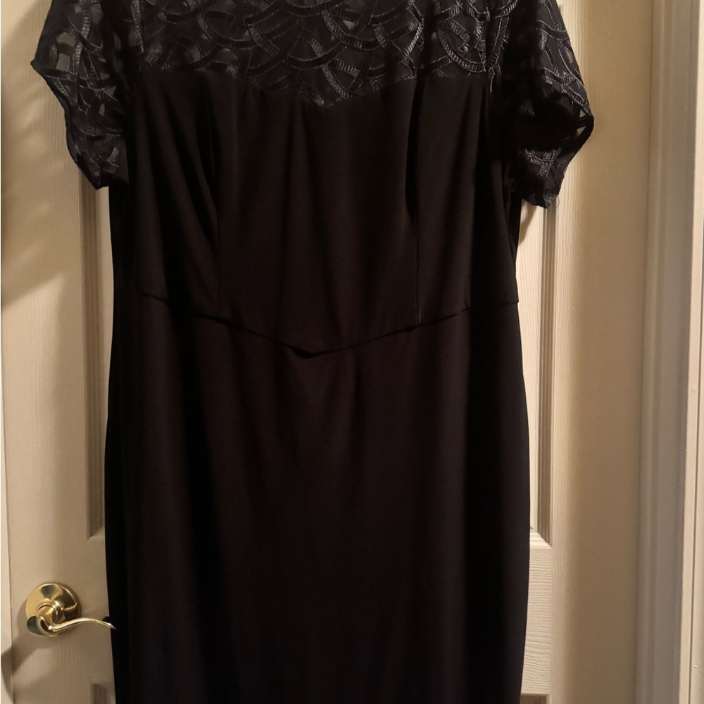 Dress Barn Elegant Black Lace Dress